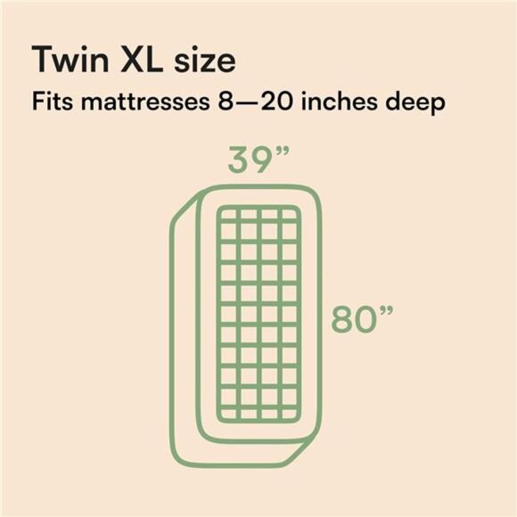 Ultra Soft Twin XL Size Mattress Topper - Viscose Made from Bamboo Pillow Topper - Picture 7 of 8
